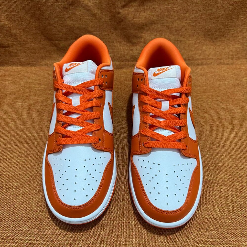 Nike Dunk Low Retro Sp Syracuse 2020 White Orange Leather - Picture 5 of 6
